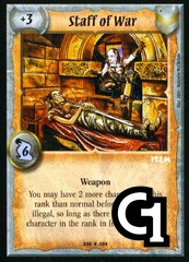 Staff of War - Foil